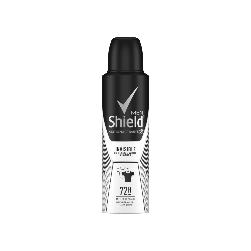 Spray Corporal Shield 150ml Mix-Invisible On Black + White