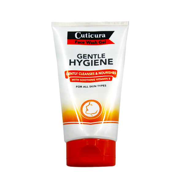 Cuticura Face Wash Gel Gentle Hygiene 150ml