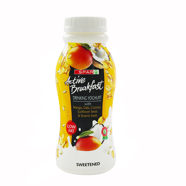 Spar Active Breakfast Yogurte Mango Oats 300ml