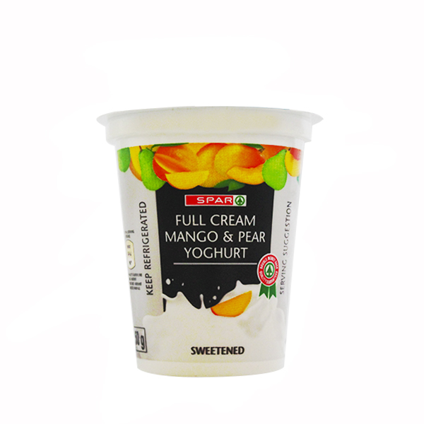 Spar Full Cream Mango&Pear Yogurte 150g