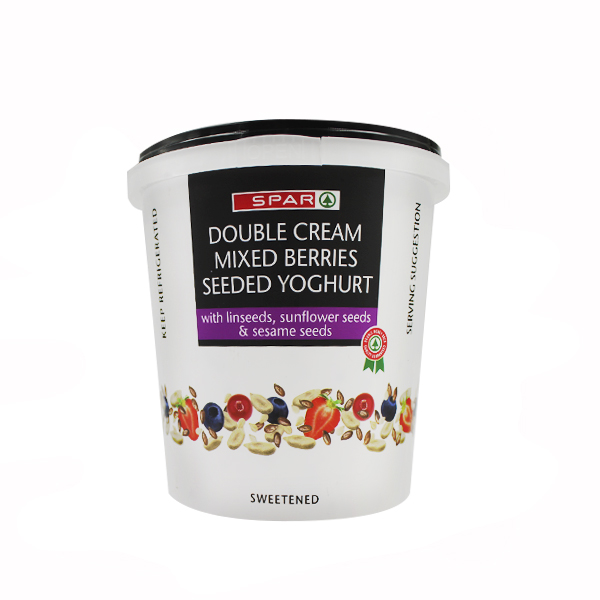 Spar Double Cream Mixed Berries Seeded 1kg