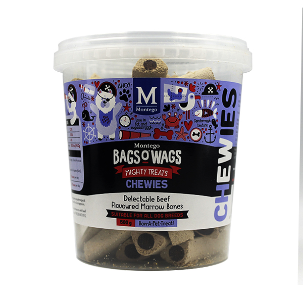 Montego Bags O Wags Chewies Delectable/Bf500g
