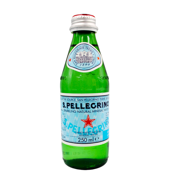 S.pellegrino Agua Mineral C/Gas 250ml