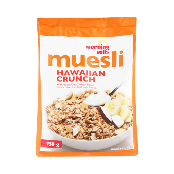 Morning Mills Muesli Hawaiian Crunch 750g
