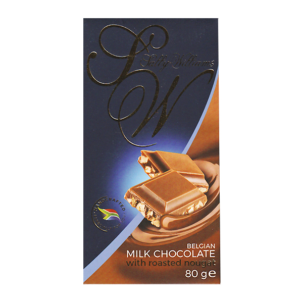 Sally Williams Milk Chocolate W.nougat 80g