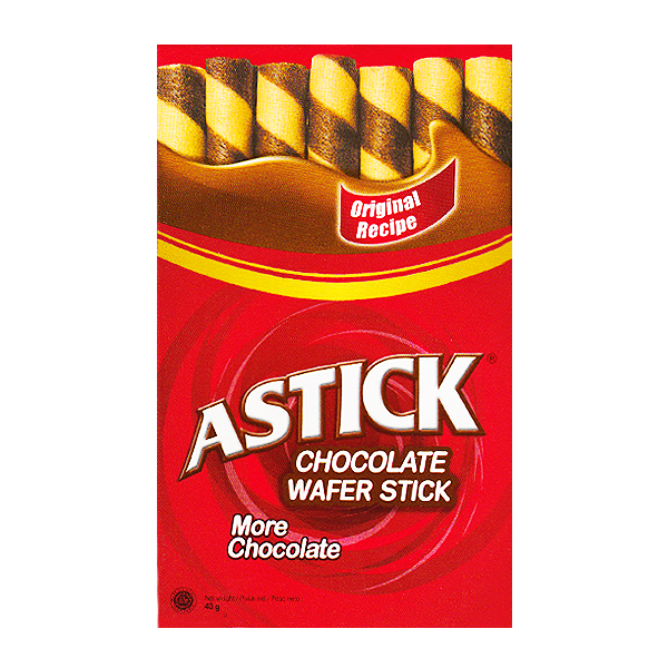 Astick Chocolate Wafer Stick 40Gr